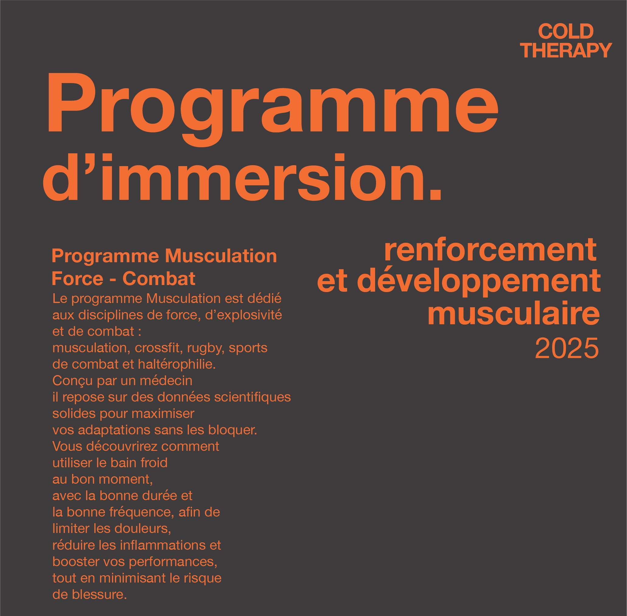 PROGRAMME MUSCULATION/COMBAT